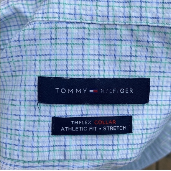 Tommy Hilfiger, The Flex Collar, Athletic Fit Cotton Dress Shirt, 16.5” 36/37 - Picture 6 of 12
